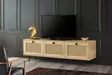 TV-bänk Hanah Home Alcazar 180 Ek Spånskiva 180x60x40 cm - TV-bänkar - 8682870168596 - 2