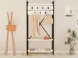 Hallmöbel Hanah Home Alfa Vit Spånskiva 90x180x34 cm - Hallskåp - 8681875683226 - 2