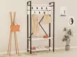 Hallmöbel Hanah Home Alfa Vit Spånskiva 90x180x34 cm - Hallskåp - 8681875683226 - 1