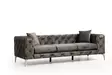3-sits soffa Atelier del Sofa Como Antracit Polyester 237x90x70 cm - Soffor - 8683342445726 - 6