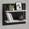 Vägghylla Hanah Home Armoni 2'li Vit Spånskiva 72x58x20 cm - Vägghyllor - 8681181788806 - 1