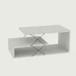Soffbord Hanah Home Cayenne Vit Spånskiva 100x40x50 cm - Soffbord - 8683342169486 - 2
