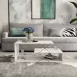 Soffbord Hanah Home Cayenne Vit Spånskiva 100x40x50 cm - Soffbord - 8683342169486 - 1