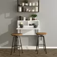 Fällbart Bord Hanah Home Bracked Vit Spånskiva 70x96x15 cm - Bord - 8681875187076 - 1