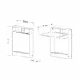 Fällbart Bord Hanah Home Bracked Vit Spånskiva 70x96x15 cm - Bord - 8681875187076 - 6