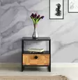 Sängbord Hanah Home Altunizade Antracit Spånskiva 45x50x41 cm - Nattduksbord - 8682870956216 - 3