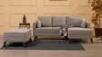 Hörnbäddsoffa Atelier del Sofa Bella Cream Polyester 205x140x85 cm - Soffor - 8681875547696 - 1