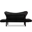 2-sits bäddsoffa Atelier del Sofa Chatto Svart Bomullsfodrad Polyestertyg 150x75x70 cm - Bäddsoffor - 8681875569506 - 6