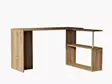Skrivbord Hanah Home Cayko Valnöt Spånskiva 130x73,8x50 cm - Skrivbord - 8681875883176 - 4