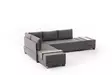 Hörnbäddsoffa Atelier del Sofa Fly Brun Polyester 210x280x70 cm - Soffor - 8681875112436 - 6