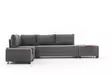 Hörnbäddsoffa Atelier del Sofa Fly Brun Polyester 210x280x70 cm - Soffor - 8681875112436 - 5
