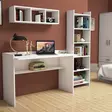 Skrivbord Hanah Home Hera Vit Spånskiva 118x80x58 cm 48,6x160x22 cm 90x25,6x22 cm - Bokhyllor - 8681875808216 - 1