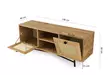 TV-bänk Hanah Home Begonya 140 Ek Spånskiva 140x60x40 cm - TV-bänkar - 8682870168626 - 7