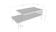 Soffbord Hanah Home Loire Vit Spånskiva 100x40x50 cm - Soffbord - 8683342169516 - 3