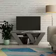 TV-bänk Hanah Home Pipralla Antracit Spånskiva 110x40x30 cm - TV-bänkar - 8681875101126 - 2