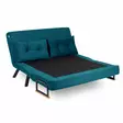 2-sits bäddsoffa Atelier del Sofa Sando Petrolgrön Polyester 175x133x41 cm - Bäddsoffor - 8683342388856 - 3