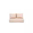 2-sits bäddsoffa Atelier del Sofa Taida Cream Polyester 185x120x36 cm - Bäddsoffor - 8683342263306 - 2