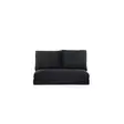 2-sits bäddsoffa Atelier del Sofa Taida Svart Polyester 120x68x36 cm - Bäddsoffor - 8683342263276 - 2