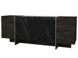 Konsolbord Hanah Home Veyron Svart Guld Spånskiva 180x75,5x46,6 cm - Byråer och skåp - 8681875669916 - 5
