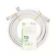 Coax & Cat6 Combi Cable | IEC (Koax) Hane / RJ45 hane | IEC (Koax) Hona / RJ45 hane | Nickelplaterad | RG58 | 75 Ohm | Dubbelskärmad | 5.00 m | Rund | PVC | Vit | Label - Antennkablar - 5412810426416 - 66