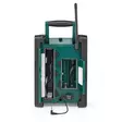 DAB+ Radio | Radio på Arbetsplatsen | DAB+ / FM | 2.20 " | Svart Vit Skärm | Batteridriven / Strömadapter | Digital | 15 W | Bluetooth® | Alarmklockfunktion | Sov timer | IP65 | Handtag | Grön / Svart - Radioapparater - 5412810406326 - 21