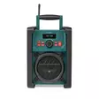 DAB+ Radio | Radio på Arbetsplatsen | DAB+ / FM | 2.20 " | Svart Vit Skärm | Batteridriven / Strömadapter | Digital | 15 W | Bluetooth® | Alarmklockfunktion | Sov timer | IP65 | Handtag | Grön / Svart - Radioapparater - 5412810406326 - 10