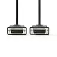 DVI-kabel | DVI-D 24+1-Pin Hane | DVI-D 24+1-Pin Hane | 1080p | Nickelplaterad | 10.0 m | Rak | PVC | Svart | Plastpåse - Dator och nätverk - 5412810263646 - 10
