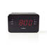 Digital klockradio | LED | 1x 3.5 mm Audio Input | Tidsprojektion | AM / FM | Snooze-funktion | Sov timer | Antal alarm: 2 | Svart - Klockor - 5412810274086 - 2
