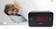Digital klockradio | LED | 1x 3.5 mm Audio Input | Tidsprojektion | AM / FM | Snooze-funktion | Sov timer | Antal alarm: 2 | Svart - Klockor - 5412810274086 - 12