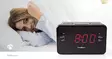 Digital klockradio | LED | 1x 3.5 mm Audio Input | Tidsprojektion | AM / FM | Snooze-funktion | Sov timer | Antal alarm: 2 | Svart - Klockor - 5412810274086 - 90