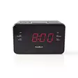 Digital klockradio | LED | 1x 3.5 mm Audio Input | Tidsprojektion | AM / FM | Snooze-funktion | Sov timer | Antal alarm: 2 | Svart - Klockor - 5412810274086 - 1