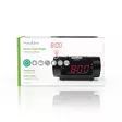 Digital klockradio | LED | Tidsprojektion | AM / FM | Snooze-funktion | Sov timer | Antal alarm: 2 | Svart - Klockor - 5412810274116 - 66
