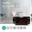 Digital klockradio | LED | Tidsprojektion | AM / FM | Snooze-funktion | Sov timer | Antal alarm: 2 | Svart - Klockor - 5412810274116 - 5
