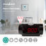 Digital klockradio | LED | Tidsprojektion | AM / FM | Snooze-funktion | Sov timer | Antal alarm: 2 | Svart - Klockor - 5412810274116 - 10