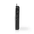 FM-radio | Portabel design | AM / FM | Batteridriven | Analog | 1.5 W | Svart Vit Skärm | Hörlursuttag | IP20 | Aluminium / Svart - Radioapparater - 5412810329526 - 15