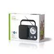FM-radio | Portabel design | FM | Batteridriven / Strömadapter | Analog | 2.4 W | Svart Vit Skärm | Hörlursuttag | IP20 | Handtag | Grå / Svart - Radioapparater - 5412810272556 - 67