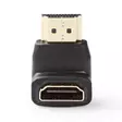 HDMI Adapter | HDMI Kontakt | HDMI Utgång | Guldplaterad | Vinklat 90° | ABS | Svart | 1 st. | Låda - Videokontakter och pluggar - 5412810289936 - 11
