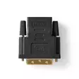HDMI Adapter | HDMI Utgång | DVI-D 24+1-Pin Hane | Guldplaterad | Rak | PVC | Antracit | 1 st. | Kartong med fönster - Videokontakter och pluggar - 5412810265466 - 31