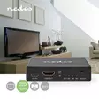 HDMI Switch | 3-Port port(s) | 3x HDMI Input | 1x HDMI Output | 8K@60Hz | 45 Gbps | Fjärrstyrd | Aluminium | Antracit - Videoväxlar och fördelare - 5412810410736 - 5