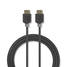 High Speed HDMI kabel med Ethernet | HDMI Kontakt | HDMI Kontakt | 4K@60Hz | ARC | 18 Gbps | 3.00 m | Rund | PVC | Antracit | Låda - HDMI-kablar - 5412810264476 - 5