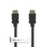 High Speed HDMI kabel med Ethernet | HDMI Kontakt | HDMI Kontakt | 4K@30Hz | ARC | 10.2 Gbps | 10.0 m | Rund | PVC | Svart | Tag - HDMI-kablar - 5412810295036 - 3