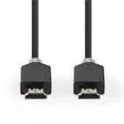 High Speed HDMI kabel med Ethernet | HDMI Kontakt | HDMI Kontakt | 4K@60Hz | ARC | 18 Gbps | 3.00 m | Rund | PVC | Antracit | Låda - HDMI-kablar - 5412810264476 - 10