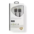 High Speed HDMI kabel med Ethernet | HDMI Kontakt | HDMI Kontakt | 4K@60Hz | ARC | 18 Gbps | 3.00 m | Rund | PVC | Antracit | Låda - HDMI-kablar - 5412810264476 - 66