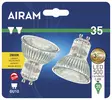 Airam Led Lamppu 4W GU10 2kpl myyntipakkaus - Lampor och lysrör - 6435200214966 - 2