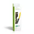 Crimp pliers | CAT5 / CAT5e / CAT6 / CAT6a / CAT7 / RJ12 / RJ45 | Skärande / Stripp / Tång | Gummi / Stål | Gul / Svart - Kabelverktyg - 5412810336616 - 69
