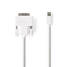 Mini Displayport-kabel | DisplayPort 1.2 | Mini DisplayPort Hane | DVI-D 24+1-Pin Hane | 21.6 Gbps | Nickelplaterad | 2.00 m | Rund | PVC | Vit | Kuvert - Dator och nätverk - 5412810263776 - 4