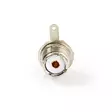 PL259 Kontakt | Rak | Hona | Nickelplaterad | 75 Ohm | Chassi | Kabel input diameter: 5.0 mm | Metall | Silver | 25 st. | Plastpåse - Antennkontakter och adaptrar - 5412810300006 - 25