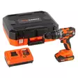 Porakone + akku ja laturi 20V Powerplus - Batteridrivna borrmaskiner och skruvdragare - 5400338092466 - 2