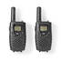 Walkie-talkie Set | 2 handenheter | Upp till 8 km | Frekvens kanaler: 8 | PTT / VOX | Upp till 2,5 timmar | Hörlursuttag | Svart - Walkie-talkies och megafoner - 5412810309726 - 9