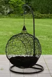 Riipputuoli lemmikille musta 66 cm - Trädgårdsgungor och hängstolar - 6410416016436 - 5